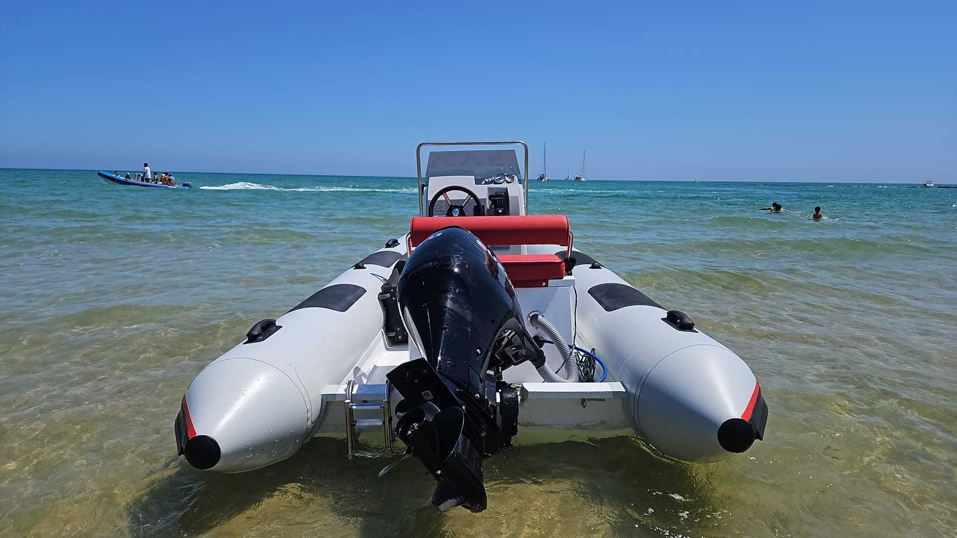 Semi-rígido Hydrosport 565 + Suzuki 70 + atrelado, aceitamos retomas