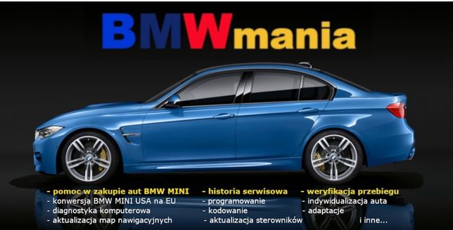 Diagnostyka ChipTuning BMW EU USA Usuwanie błędów Naprawy elektryczne
