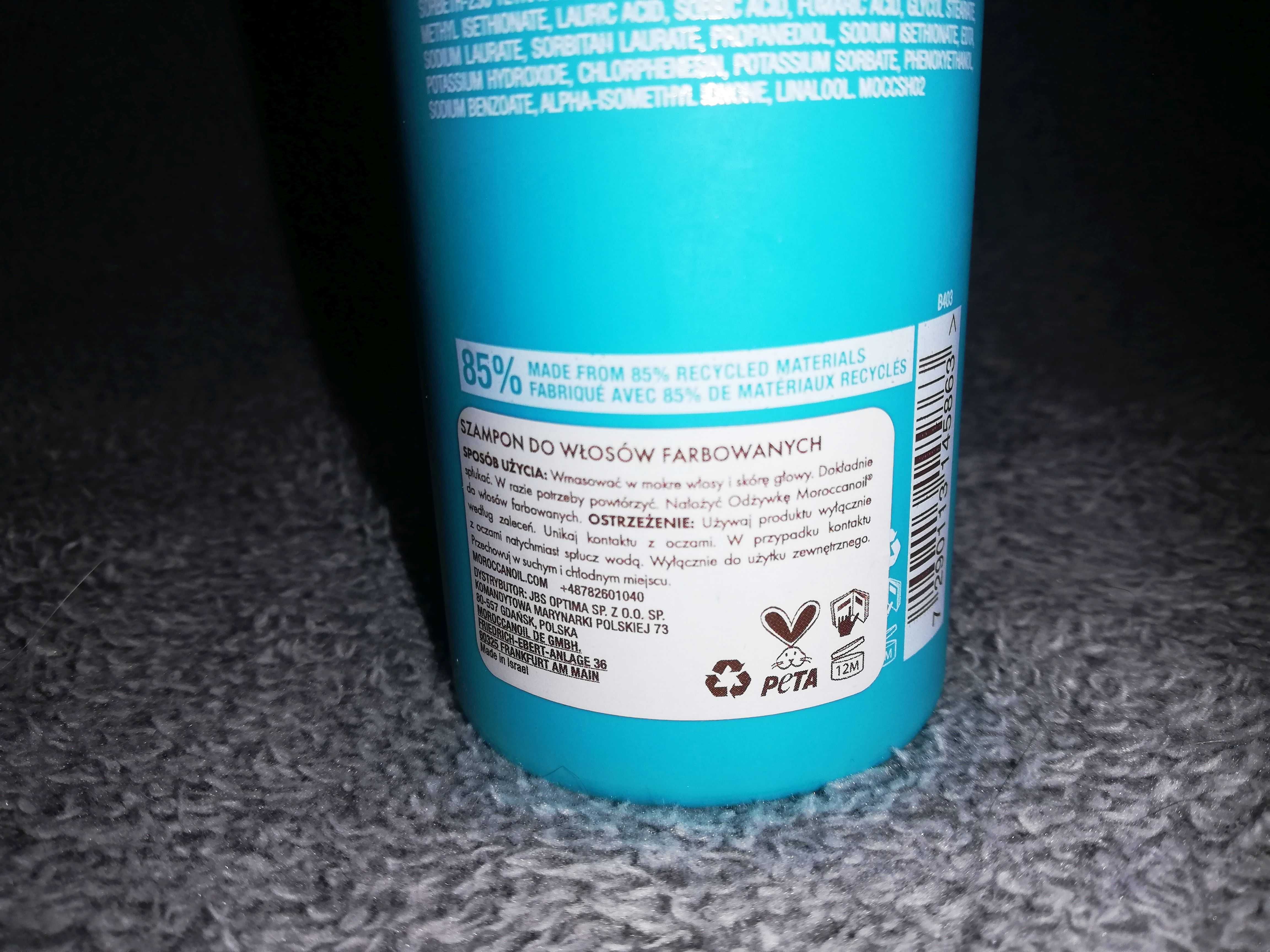 Moroccanoil Color Care Shampoo - szampon do włosów farbowanych 250 ml