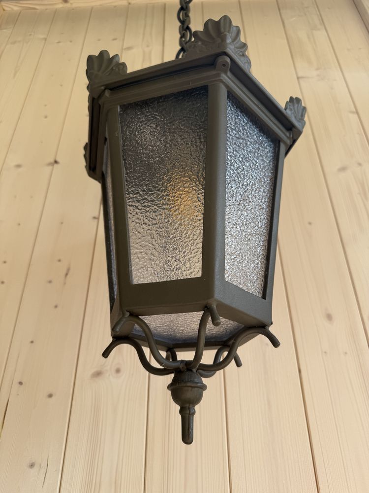 Latarnia wiszaca Art Metal kolor zieleń
