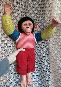 Обезьянка Zippy Зиппи винтажная старая игрушка большая обезьяна вінтаж