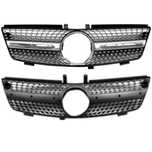 GRILL ATRAPA PRZEDNIA CHROM CHŁODNICY MERCEDES ML W164 2005-2009 DIAMOND