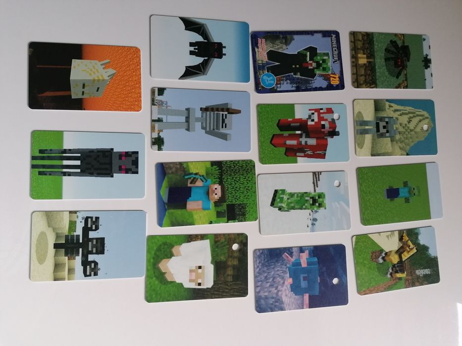 Karty Minecraft - 15 sztuk