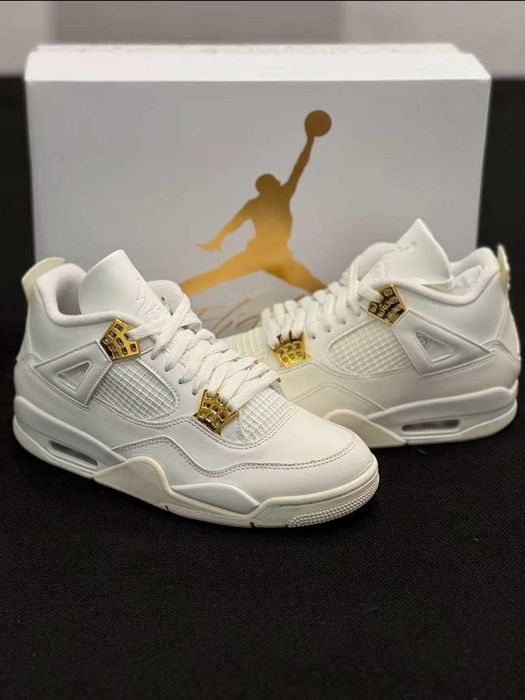 Buty Trampk Jordan Air Jordan 4 retro "Metallic Gold" R.41