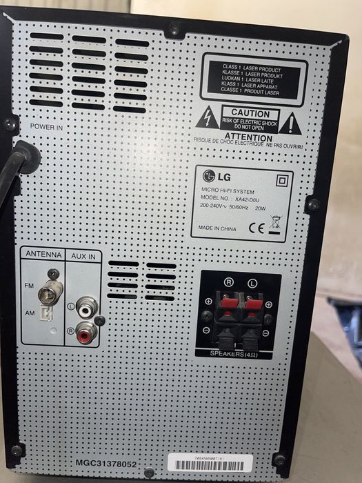 Aparelhagem de som LG