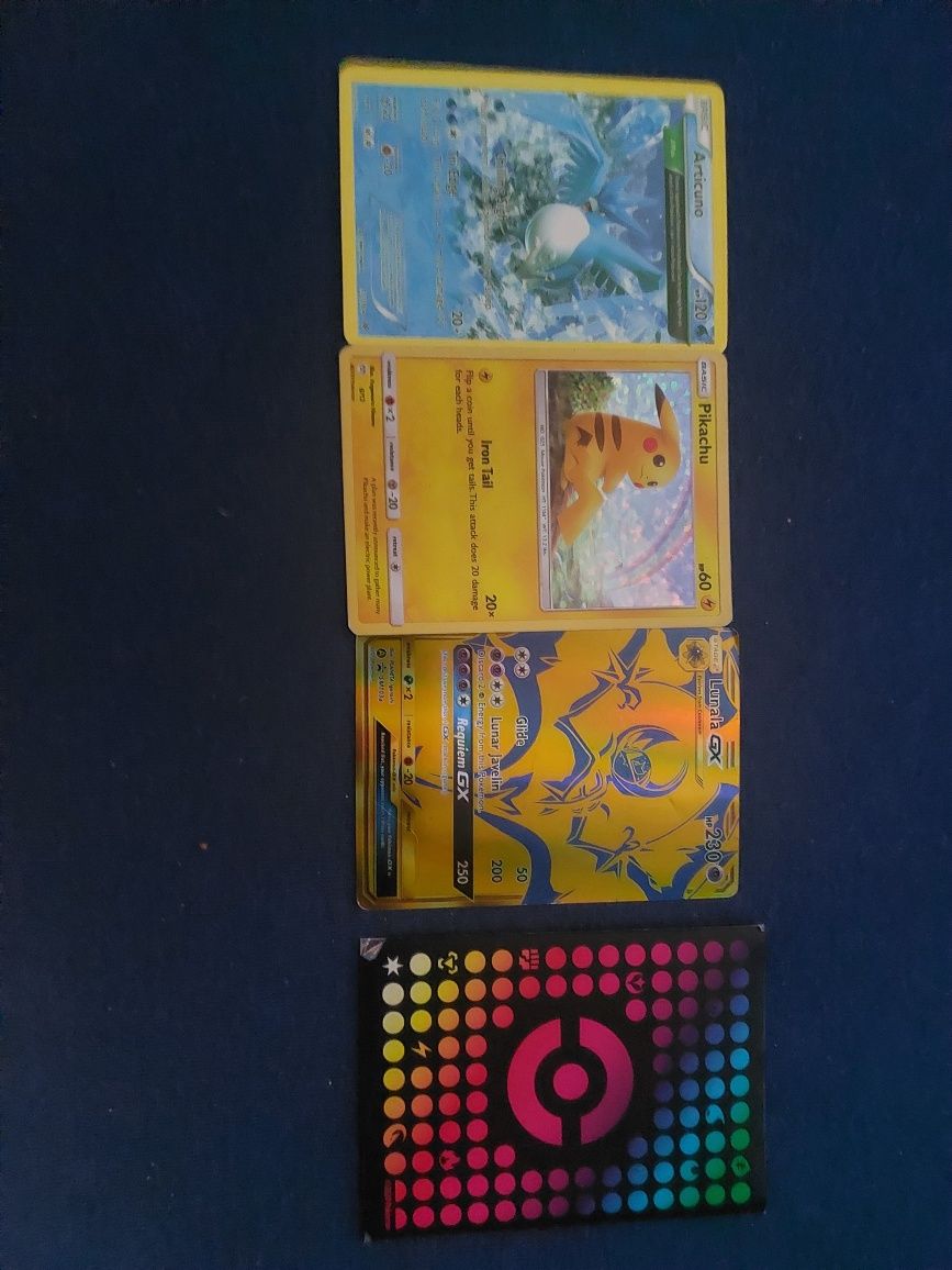 3 karty pokemon go