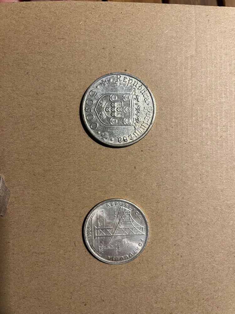 Moedas em Prata Escudos Portugueses