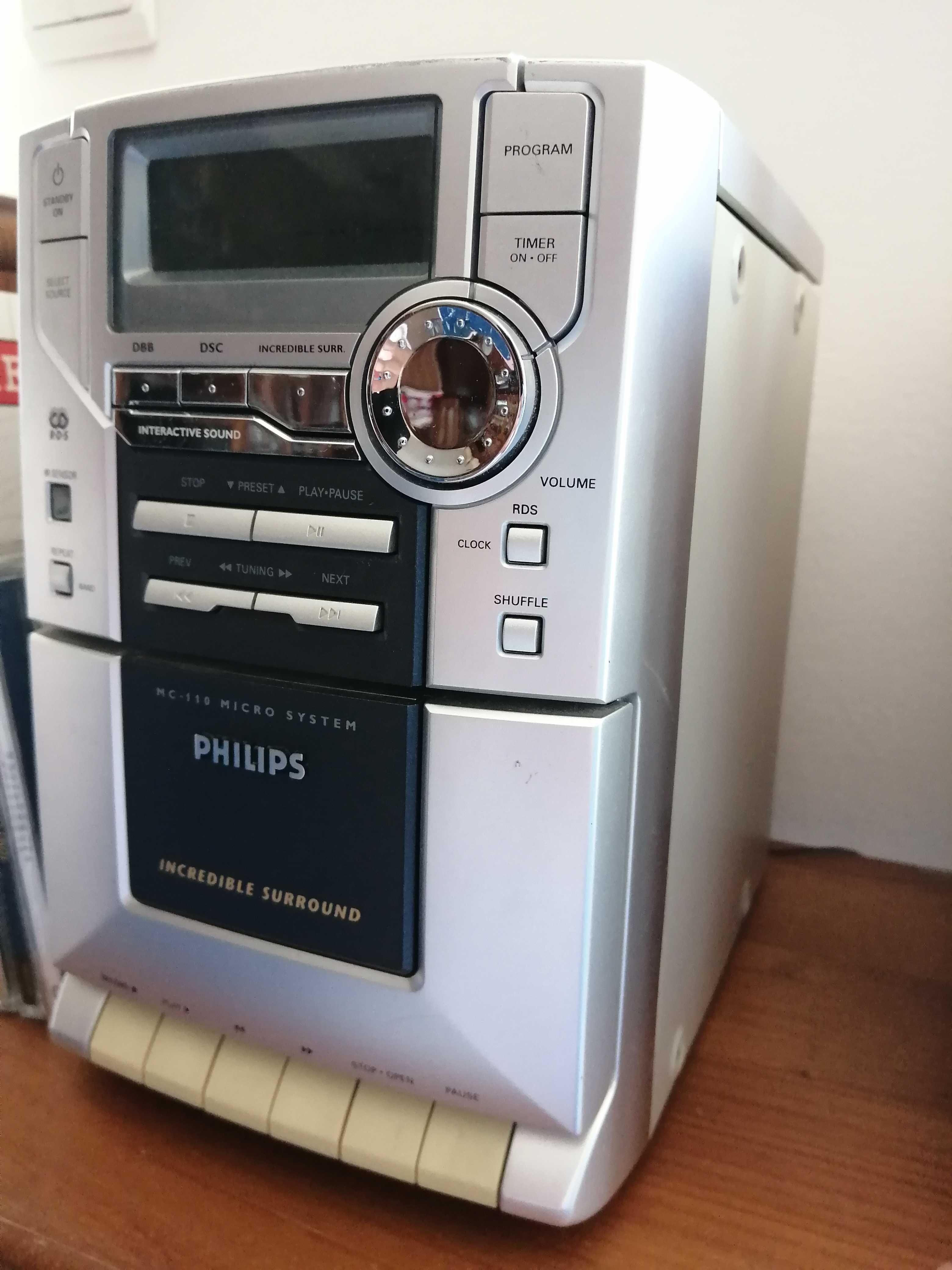 Aparelhagem CD e cassetes - Philips