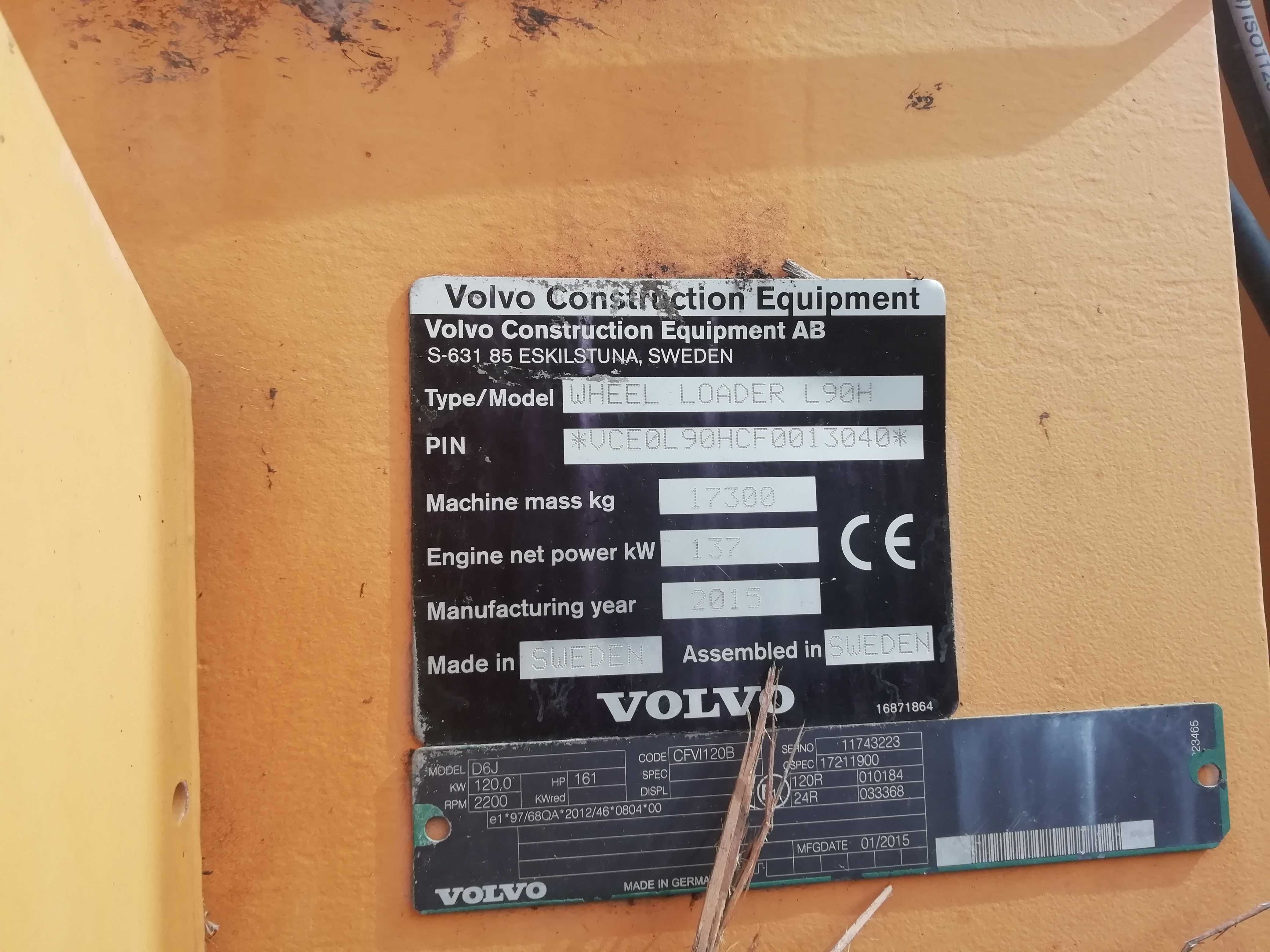 Ładowarka kołowa Volvo L90H