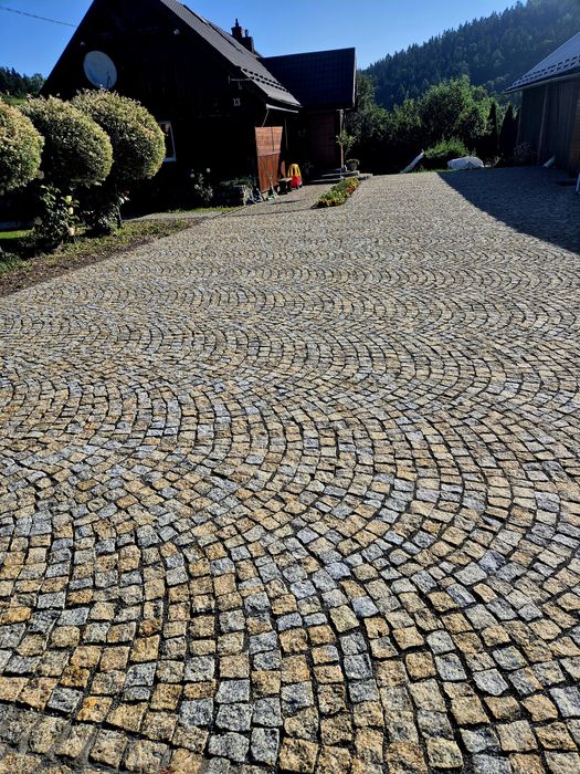 Układanie KOSTKI granitowej i betonowej #BrukFamily