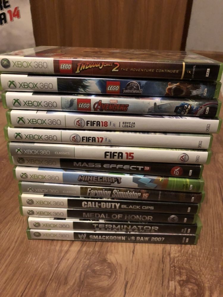 250 GRY Xbox 360 One S X Series Kinect GTA LEGO FIFA CZYTAĆ OPIS