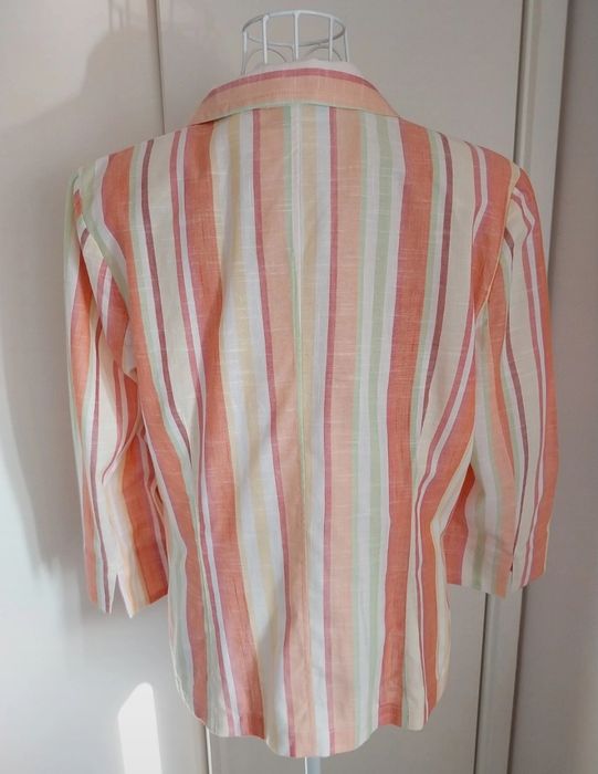 Blazer riscas | manga 3/4 | Sixth Sense by C&A | Tamanho M/L