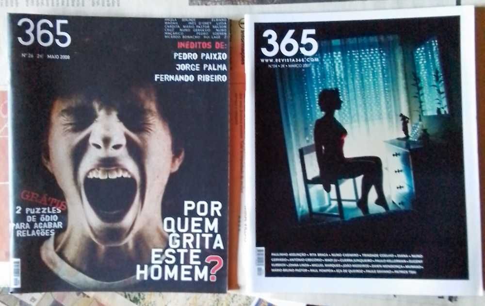 Pack de 9 revistas sobre arte, literatura & banda desenhada