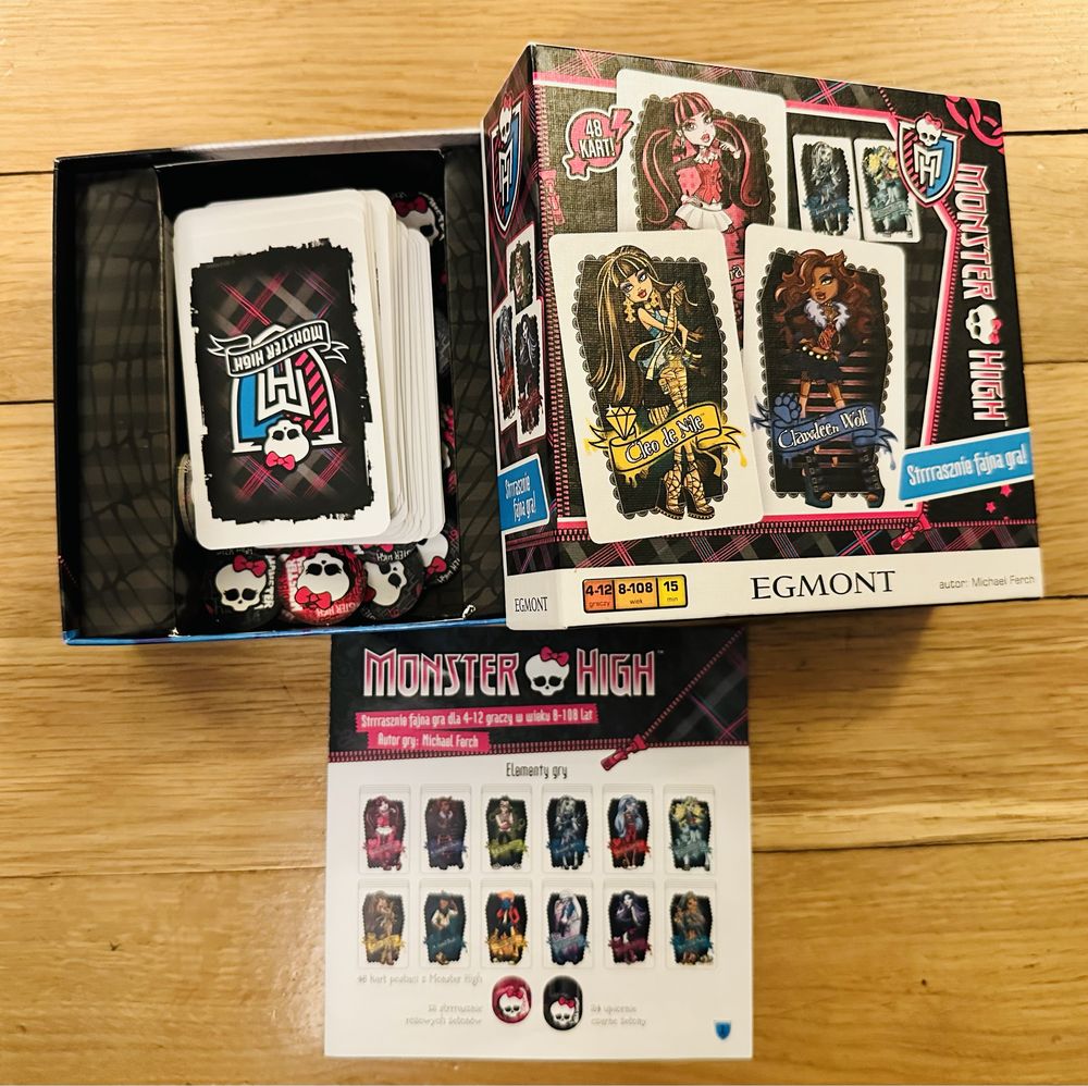 Monster High gra karciana