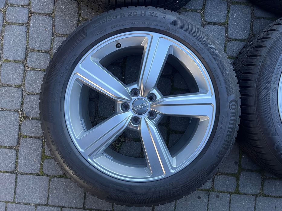 NOWE Koła Zima 20” Audi Q8 Q7 BMW 5x112 ET38 9J Continental 255/50/20