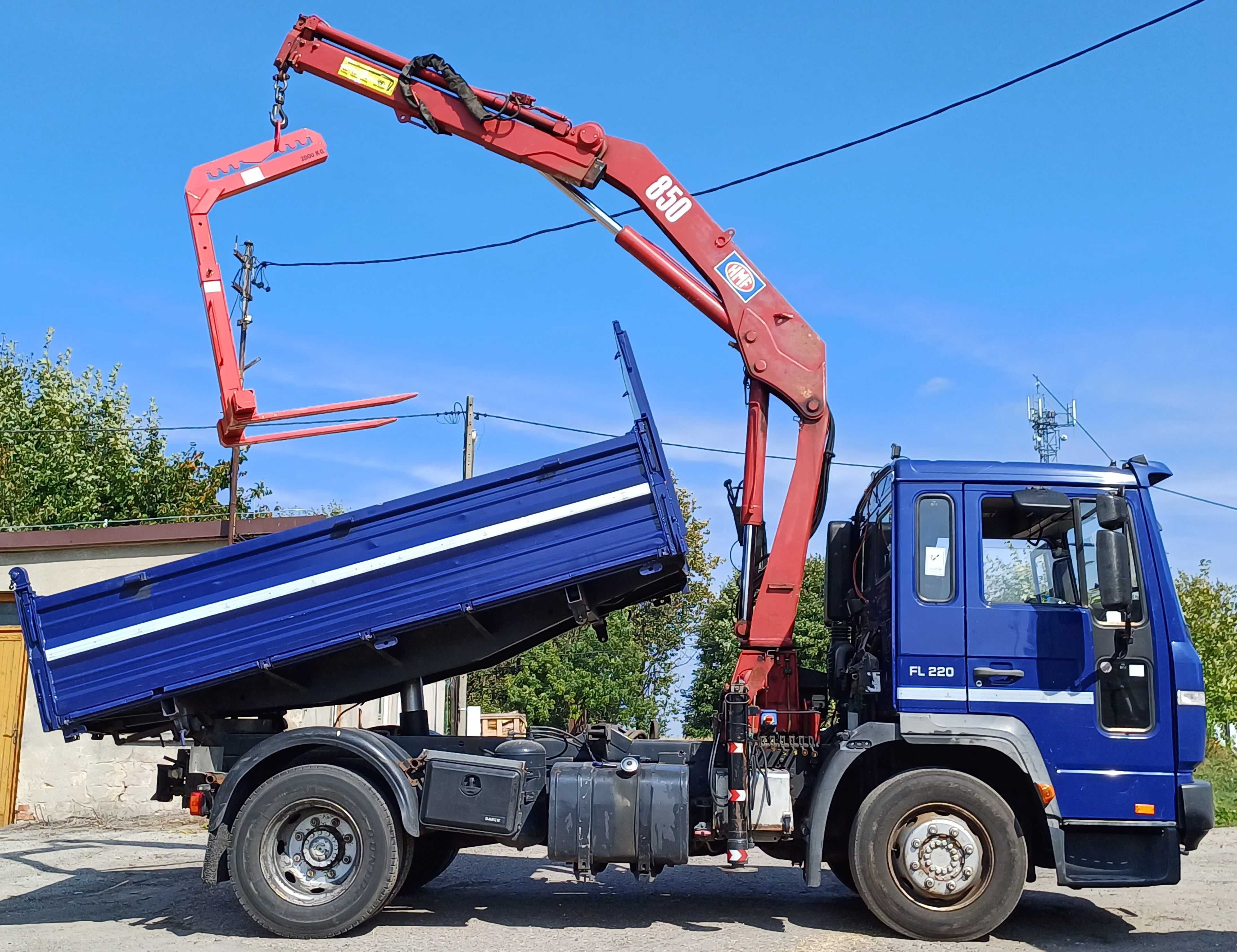 Transport Węgla  kruszyw, Usługi HDS  udźwig 2200 kg