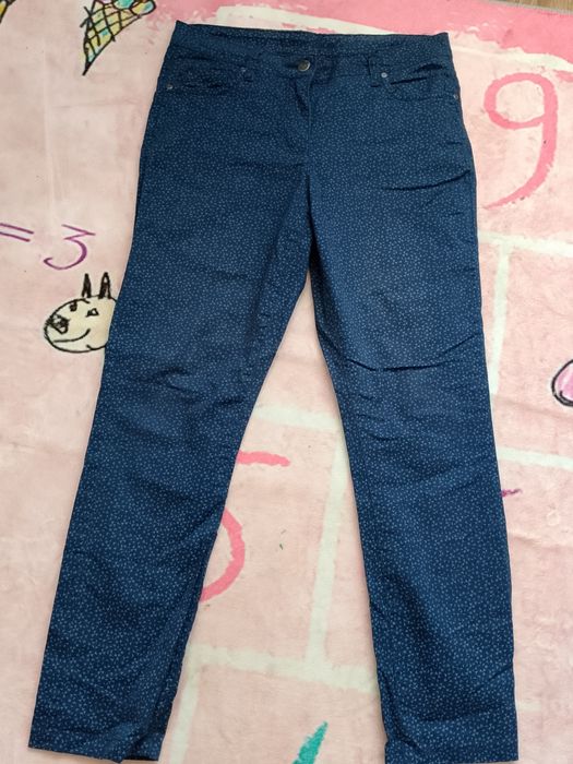 Granatowe damskie spodnie rozmiar 40