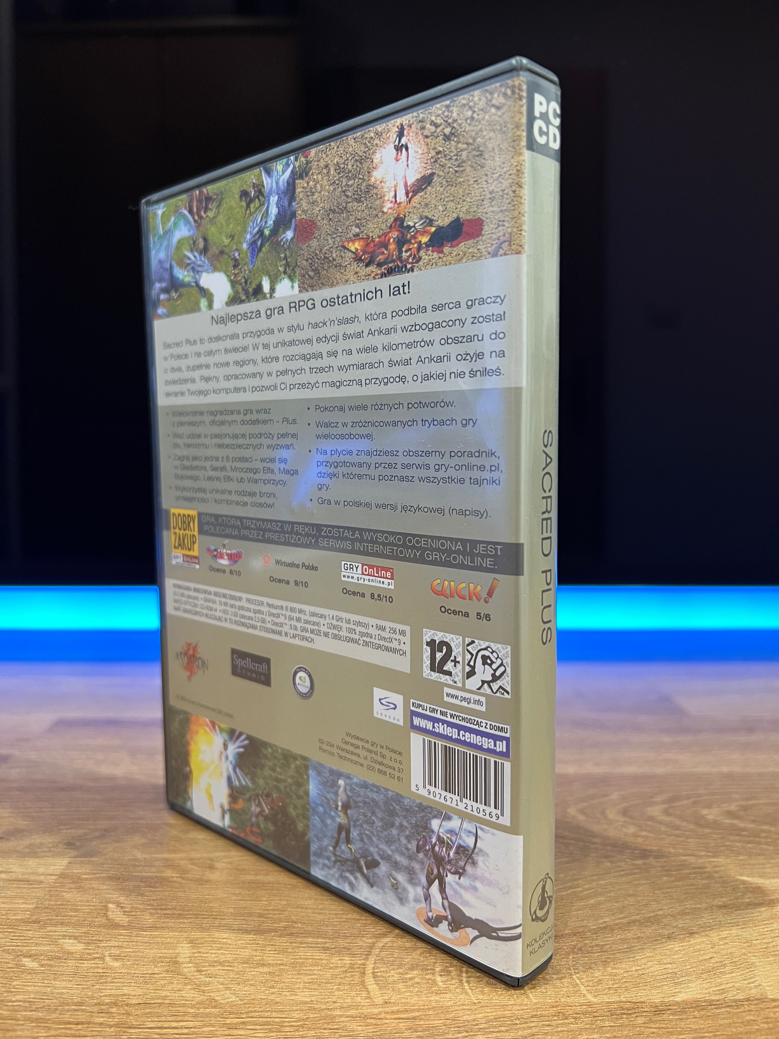 Sacred Plus (PC PL 2006) DVD BOX polskie wydanie Kolekcja Klasyki