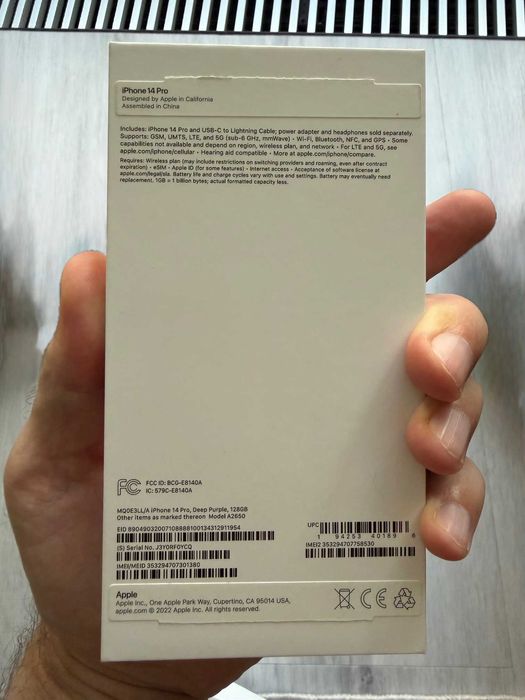 IPhone 14 pro, deep purple, 128GB, eSIM, у відмінному стані