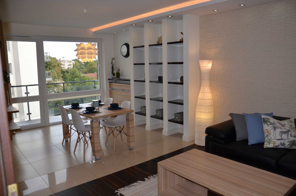 2 pok. w apartamentowcu, Moniuszki, Viniarnia Home, umeblowane