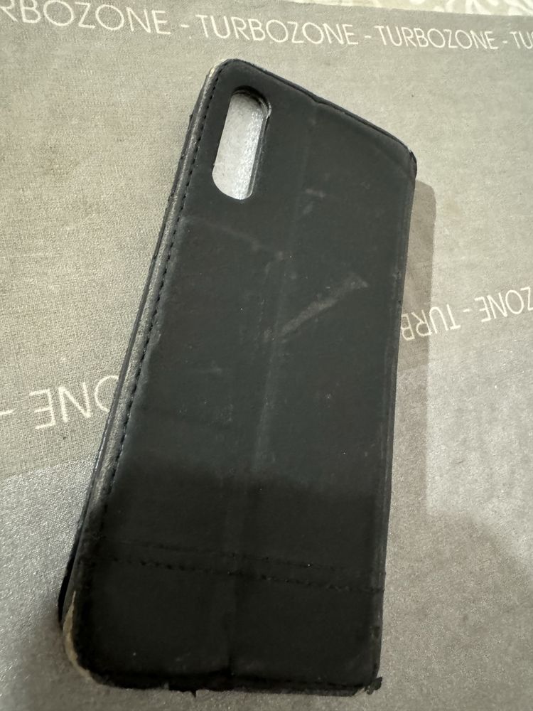 Etui z klapką na telefon Samsung A50 skóra