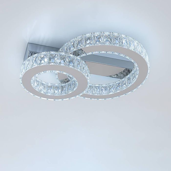 Люстра кришталева led