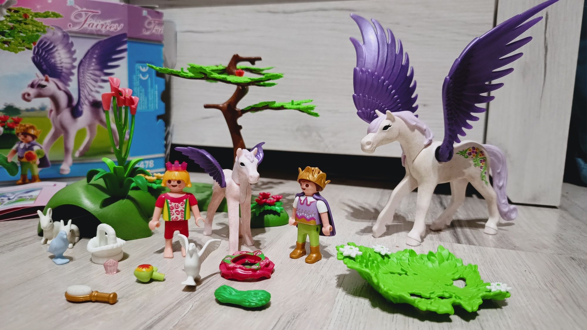 Playmobil 5478 GRATIS wysyłka Mały książę i księżniczka z pegazami