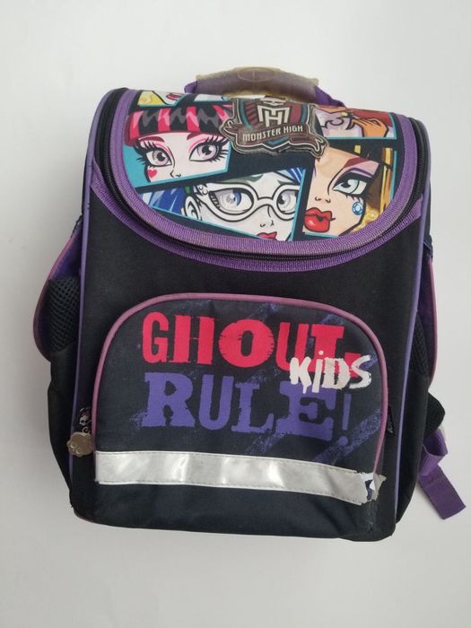 Рюкзак школьный Kite, портфель розовый, рюкзак шкільний Monster high