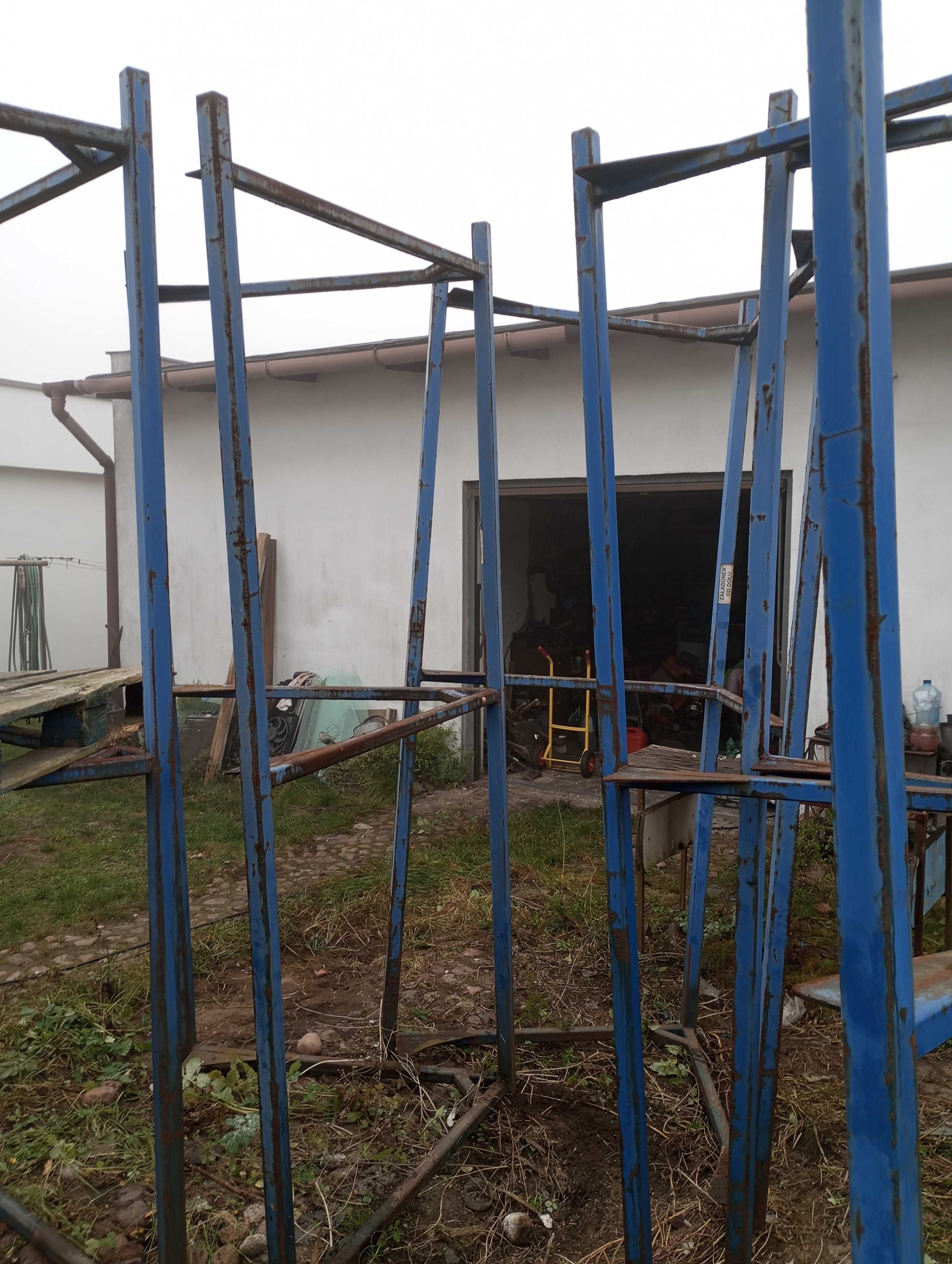 Regał magazynowy wysoki 280cm palety solidny 1,6 tony