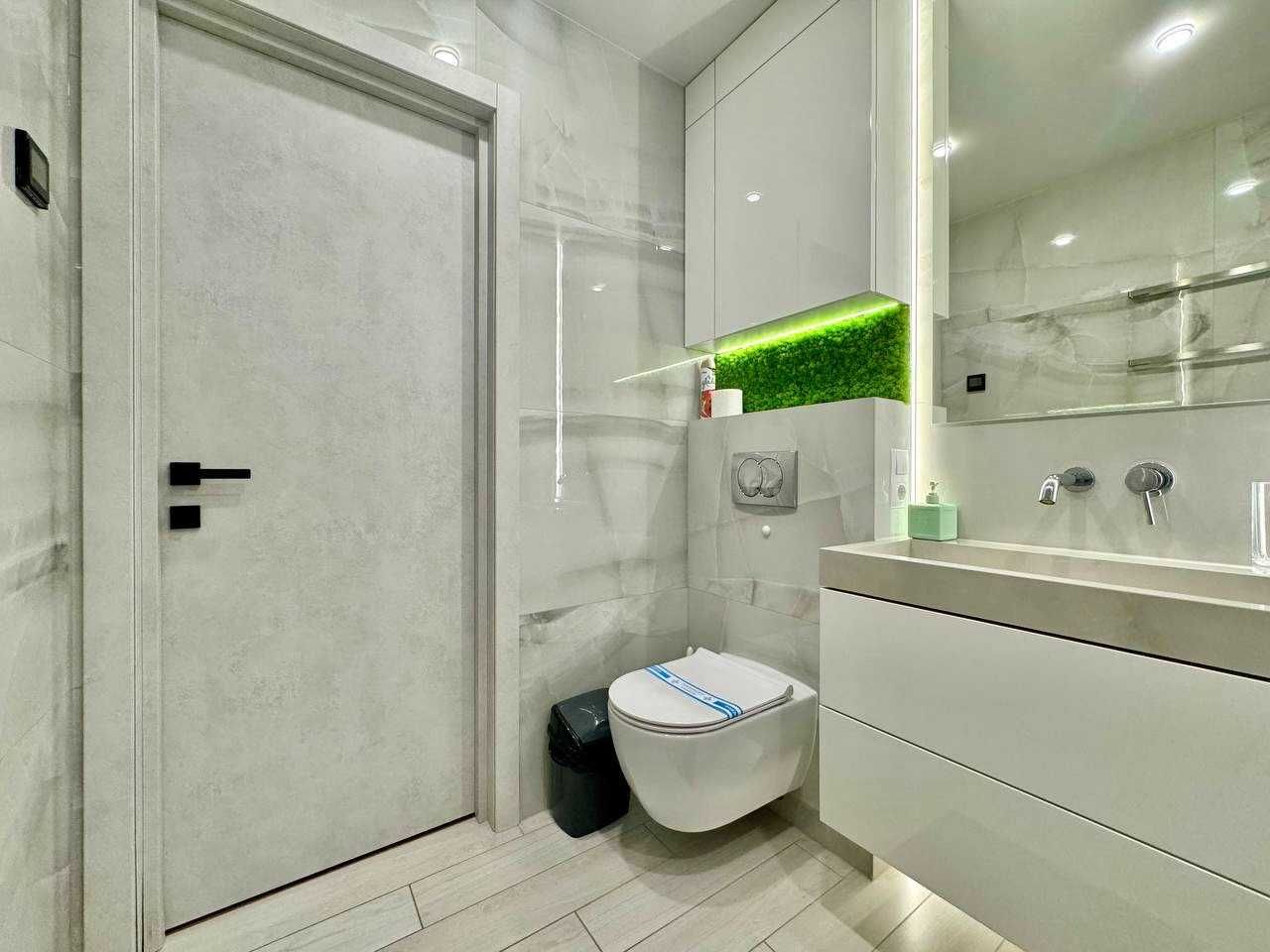 ApartPoltavaРозкішна 1-кімн ЦЕНТР міста, ТРОПІЧНИЙ душ.  КВЕДи 55.10