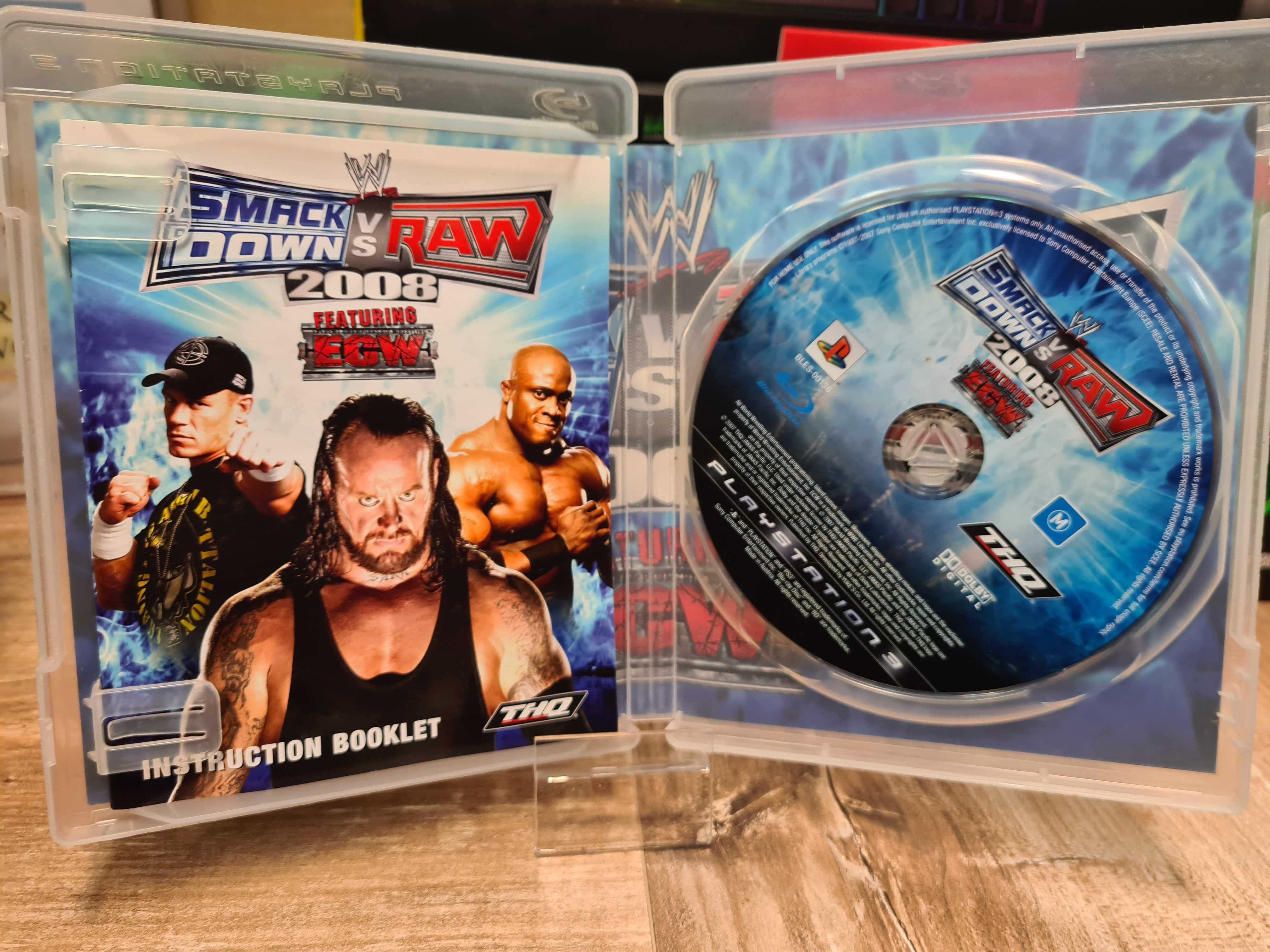 WWE SmackDown! vs. Raw 2008 PS3,  Sklep Wysyłka Wymiana