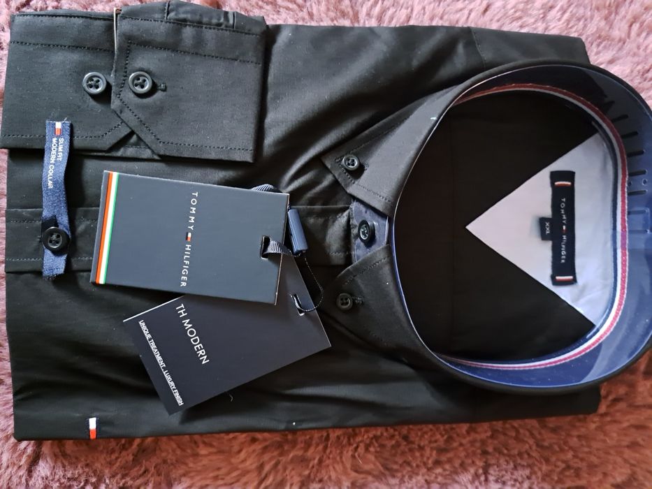 Koszula męska czarna Tommy Hilfiger r XXL