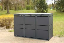 Zabudowy koszy Top Box Obudowy koszy Osłona kosza 3x240L Premium