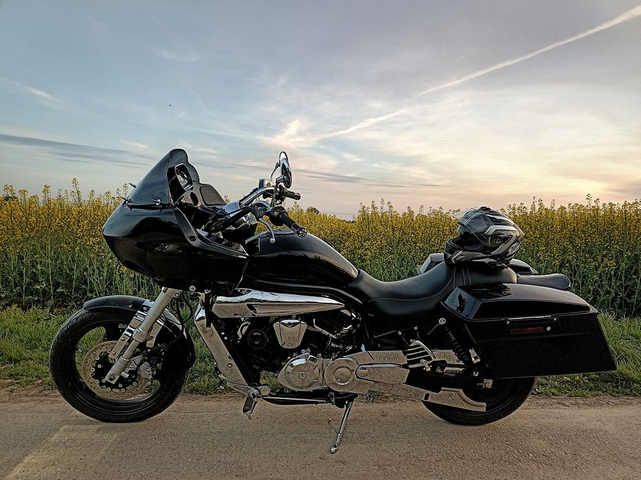 Hyosung gv650 Bagger Touring Harley Road glide Custom ZAMIANA