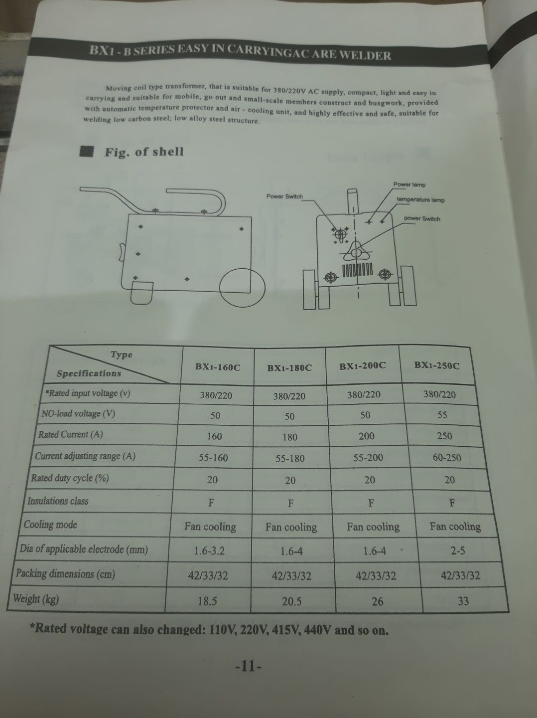 Сварочный трансформатор BX6-250C