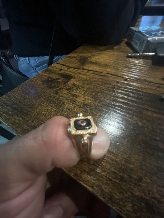 Anel de homem em ouro 19.2