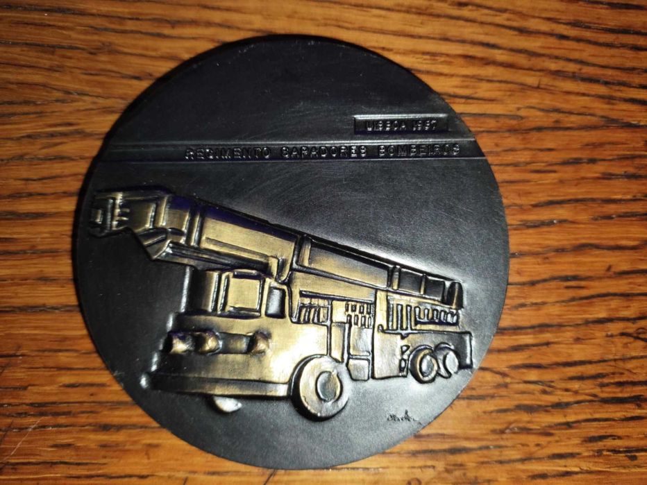 Medalha Comenorativa do Reg.Sapadores Bombeiros de Lisboa de 1987
