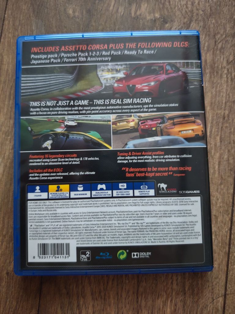 Assetto Corsa ultimate edition ps4