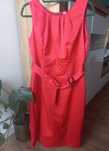 Elegancka czerwona sukienka boone XL
