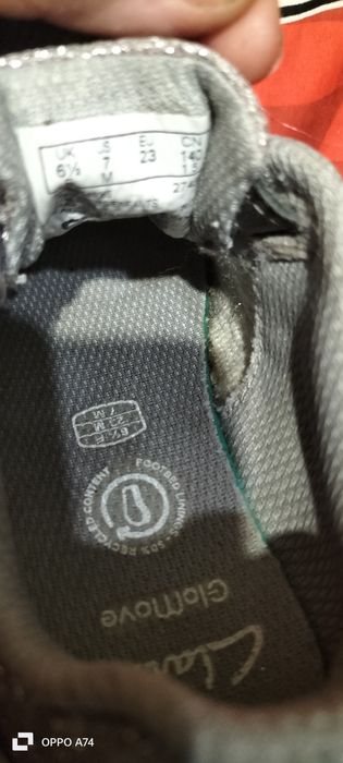 Кросівки дівчинка Clarks 23 розмір