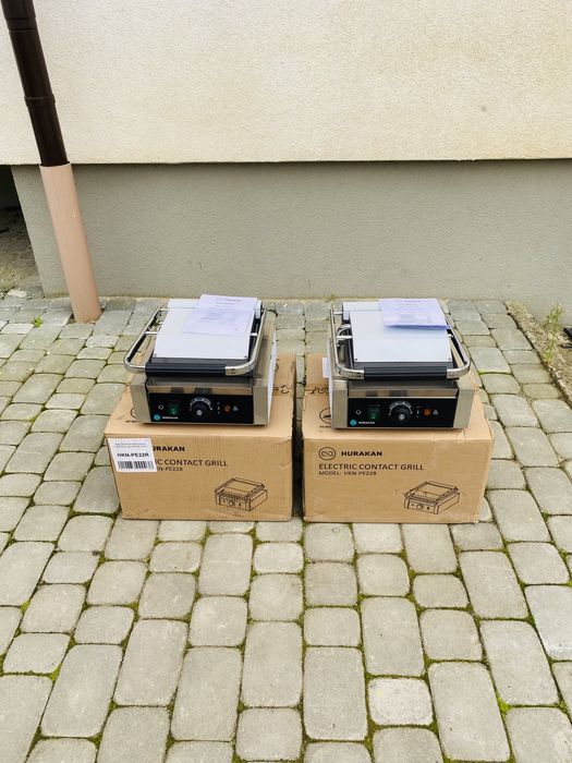 Гриль Прижимний-Контактний Професійний Hurakan Німеччина Нові!!!