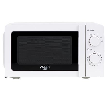 Adler | Kuchenka mikrofalowa | AD 6205 | Wolnostojąca | 700 W | Biała