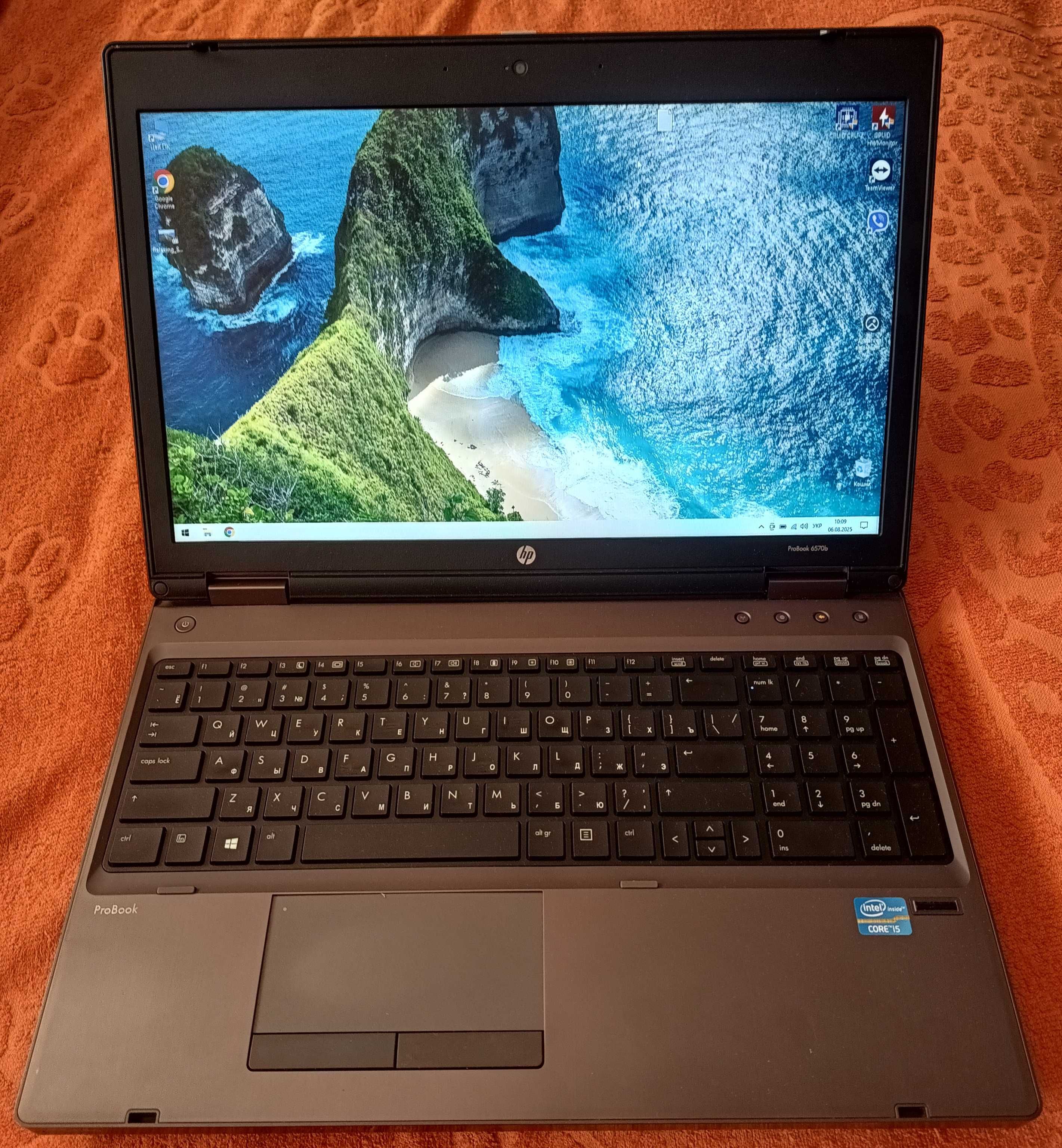 Ноутбук HP (Windows 10, i5 ссд240 оперативка 16) танки 80 фпс