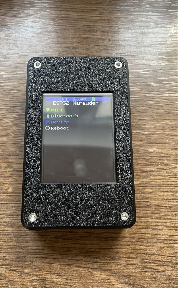 ESP32 Marauder Z Bateria WIFI/Bluetooth Pentest Tool