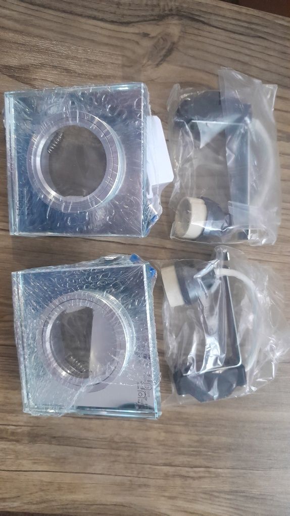 2x Oprawa halogenowa z paskiem Led (podświetlana)