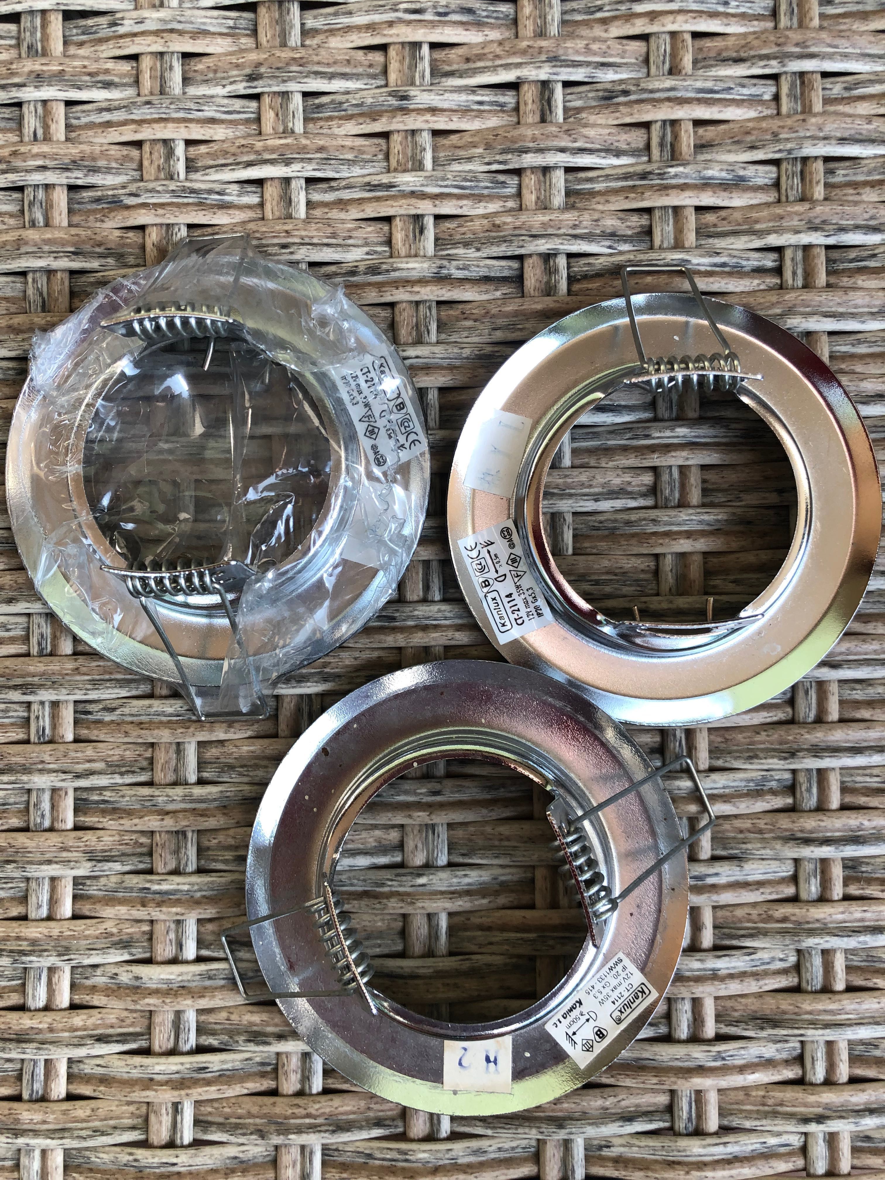 Lampy wpuszczane w sufit, Oczko halogenowe 4szt