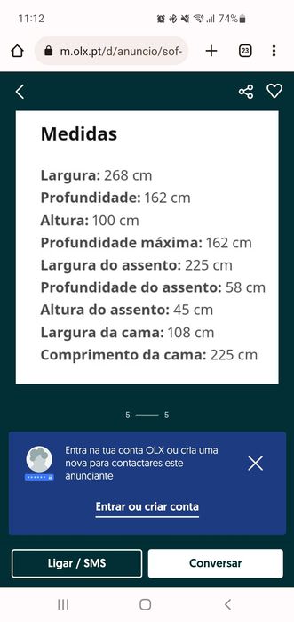 Sofá Ikea Eskilstuna