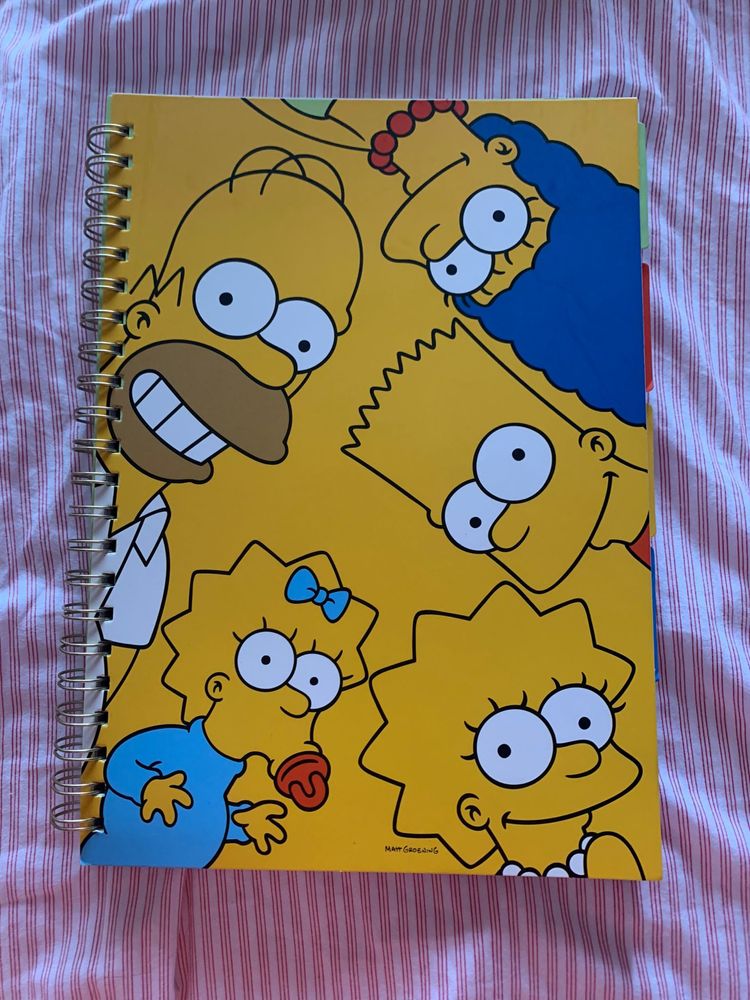 Caderno Simpsons novo