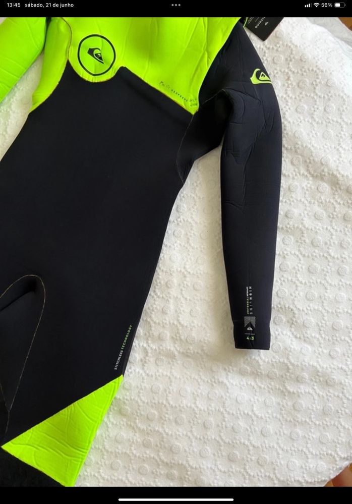 Fato de surf QuickSilver para 14 anos