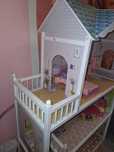 Duży domek dla lalek barbie